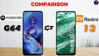 Moto G64 vs Redmi 13 : Full Comparison⚡Which One Is Better?