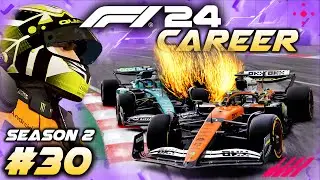 F1 24 CAREER MODE: Title Rival SPINS ME Mid-Race! Dry to Wet CHAOS!