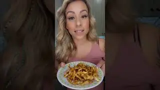 low carb pasta chips recipe American style #Shorts