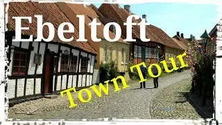 Ebeltoft, Djursland, Denmark (Town Tour) walking and cycling.. GoPro
