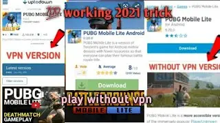 PUBG LITE WITH OUT VPN PLAY|BEST TRICK IN WOULD!1.1.1.1vpn mod apk download link