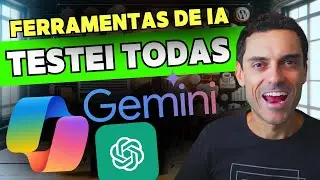 ChatGPT PRO, Microsoft Copilot e Google Gemini: Qual é a Melhor Ferramenta de IA? Comprei TODAS!