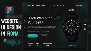 Figma UI Design Tutorail | Website UI Design | Figma Tutorial In Hindi