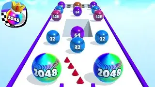 Ball Merge 2048 - All Levels Ball Gameplay Android, iOS ( Level 2586 - 2595 )