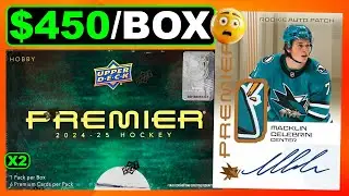 THEY AIN'T GETTING AWAY WITH THIS! - 2024-25 Upper Deck Premier Hockey Hobby Box Break x2