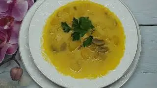 Сырный суп. Изумительный сливочный вкус! Станет Вашим любимым рецептом!