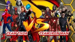 Team Thor vs Team Iron Man | Marvel strike force| Games