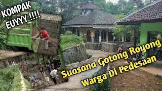 SUASANA KEBERSAMAAN DI PEDESAAN|| Gotong Royong Perbaikan Jalan.