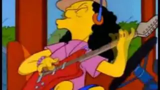 Los Simpson otto toca solo de metallica