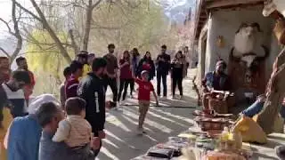 G-B Musician Tahir Naeem Performing in the Streets of Hunza Valley