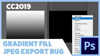 Gradient Fill Bug in Photoshop CC early 2019 [fixed in recent update]