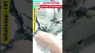 Auto Piping Patti Cutting Attachments For Sewing Machine #sewingtechnology