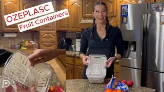 OZEPLASC Fruit Containers, nestling baskets that keep food fresh! #fruit #storage #kitchenitems