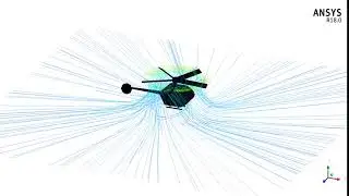 helokopter blades movement simulation, CFD, ANSYS FLUENT