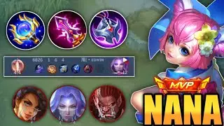 NANA USERS, (TRY THIS) UNDERRATED OP BUILD FOR ONE SHOT IN RANK | NANA BEST BUILD 2022 | MLBB