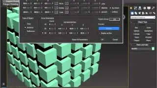 3DS Max Tutorial: Using Array to Duplicate Objects