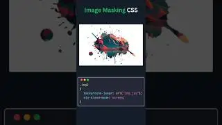 Image masking using css #coding #css
