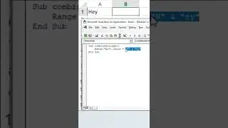 How to combine strings of text using VBA | Visual Basic Application