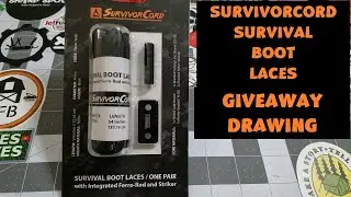 SurvivorCord Survival Boot Laces Drawing