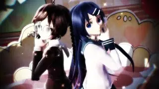[MMD x Danganronpa] ダーリンダンス / Darling Dance  - Toko and Sayaka