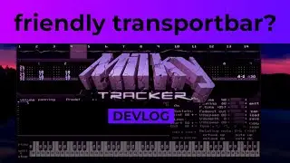 Milkytracker devlog: friendly transportbar
