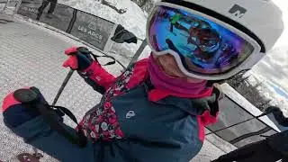Belvedere 2 to Arpette 14 - Blue Run - Arc 1950 - Les Arcs - French Alps - Ski - GoPro Hero 12 Black