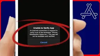 Fix “Unable to Verify App. An Internet Connection Is Required” on iPhone