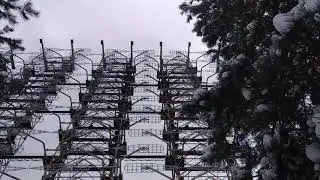 ЗГРЛС Дуга взимку в снігопад і під спокійну музику.