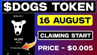 DOGS Token Claiming Start | STEP BY STEP GUIDE | DOGS Token Price Prediction | Dogs Token Listing