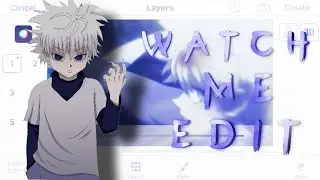 Watch me edit killua (videostar)
