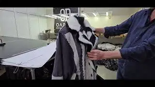 Шубы, комбинируем белый цвет с черным и с серебром