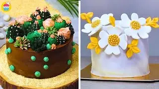 8 Perfect Floral Cake Designs For Beginners | Flower Cake Decorating Ideas