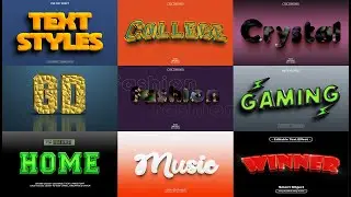 Amazing 3d Text Effect Psd-Adobe Photoshop Tutorial