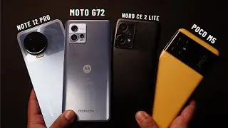 Moto G72 vs Nord CE 2 Lite vs Poco M5 vs Infinix Note 12 Pro | Comparison and Testing