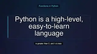 Python in 10 Min