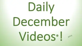 Daily December Videos!