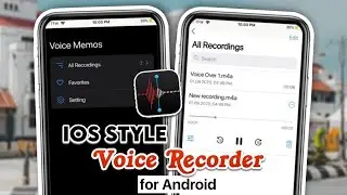 iOS Style Voice Memos (Voice Recorder) App on Android