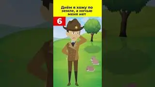 Загадка! Днём я хожу по земле, а ночью меня нет. Что это?