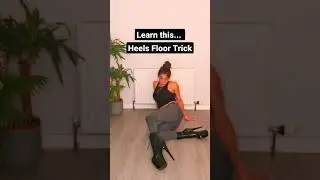Learn this heels floor trick 👠 #beginners #heels #dancetutorial #dublin #ireland #learntodance