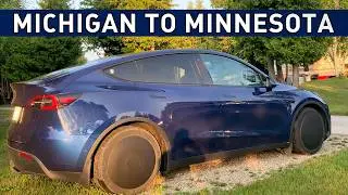 Michigan to Minnesota - Tesla Model Y Road Trip