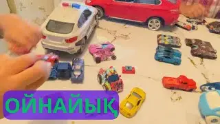 Машинамен ойын! Тамерлан мен Санжар! Қызықты ойын Игры машинками хот вилс