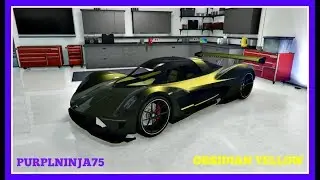 GTA ONLINE - OBSIDIAN YELLOW CREW COLOUR