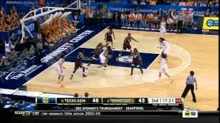 Tennessee Lady Vols Basketball Highlights vs. Texas A&M (3/8/14)