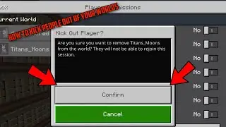 How to Kick Players in Minecraft 1.16 (PS4, XBOX, Bedrock PE)