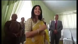 Akhilesh yadav and dimple yadav attending his family wedding in saifai