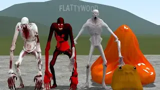 SCP-096 VS SCP-999!! Garrys Mod Sandbox