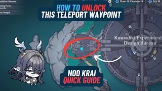 How to unlock this Teleport Point  - Quick Guide | Genshin Impact Nod Krai