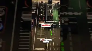 Pioneer DDJ-SR ❌🔇Fix No Sound Output 
