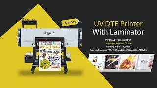24inch/70cm a1 size uv roll to roll dtf printer cold transfer film printing plotter with laminator