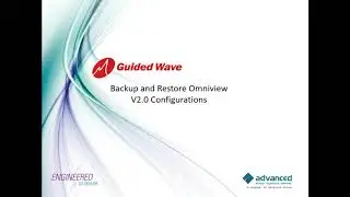 Procedure to Backup and Restore Omniview V 2.0 configurations